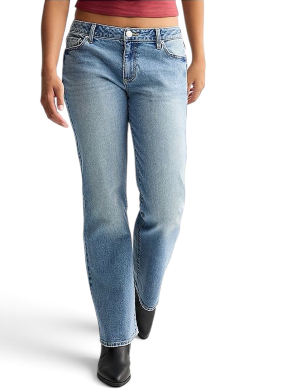 Junior's Project Indigo Low Rise Baggy Light Wash Bootcut Jeans - Size 15